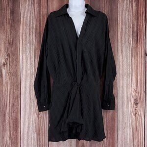 NWT Free People Womens Size XS Tara Twist Mini Dress Black OB1323648 $128